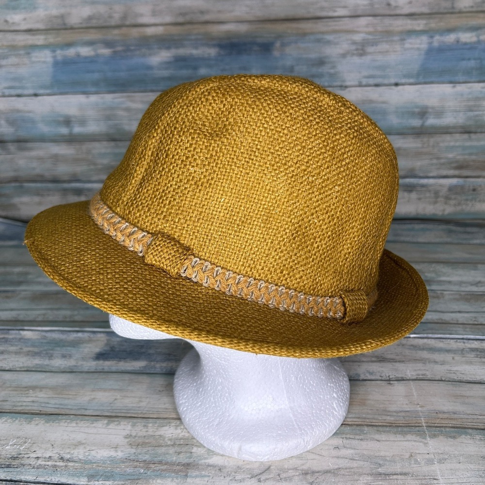 Dorfman Pacific Straw Woven‎ Hat XL DPC Fedora Vintage Union Made